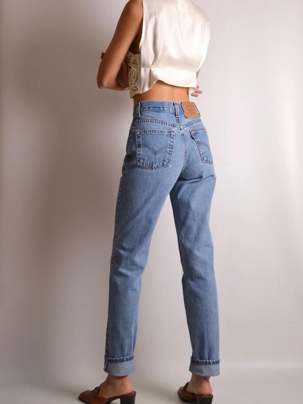 Levi's Vintage Women’s 512 Slim Fit Jeans Tapered Leg - Picture 2 of 14